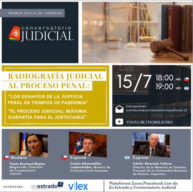 Jueza de Garantía impulsa ciclo de charlas virtuales y