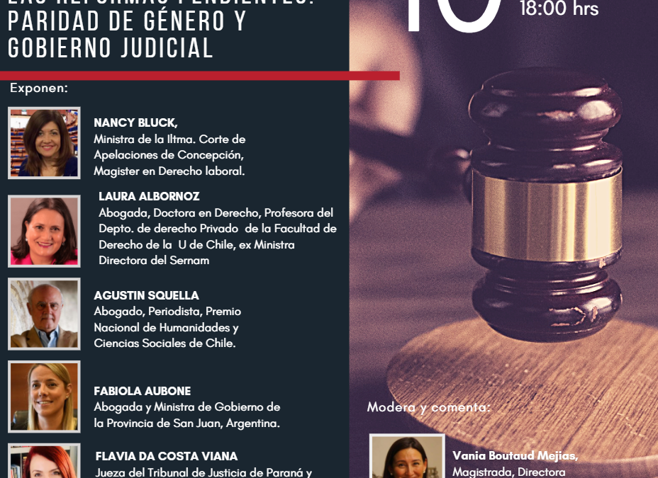 Expondrán Laura Albornoz y Agustín Squella: Conversatorio Judicial realiza webinar sobre reformas pendientes frente a la nueva Constitución
