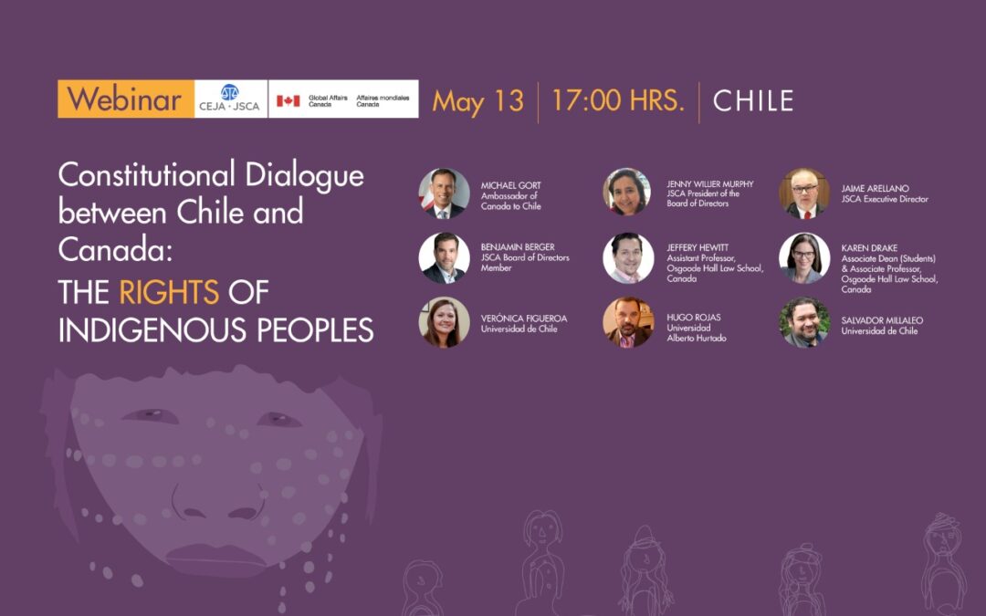 Experiencia canadiense: Centro de Estudios de Justicia de las Américas realiza webinar sobre derechos de los pueblos originarios en la nueva Constitución