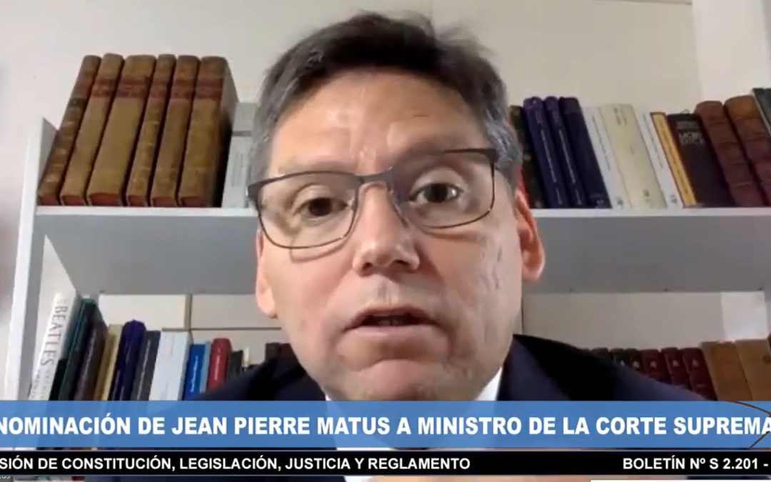 Senado ratifica nominación de Jean Pierre Matus para asumir como ministro de la Corte Suprema