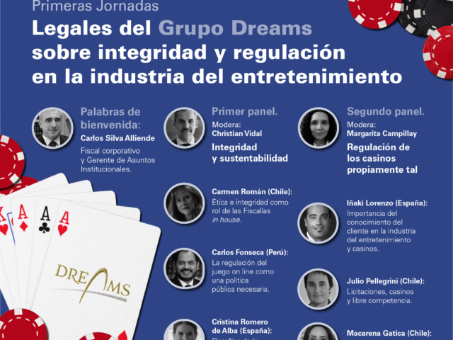 Grupo Dreams realizará las primeras jornadas legales sobre integridad y regulación en la industria del entretenimiento