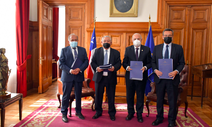 Poder Judicial, Ministerio Público y Defensoría Penal firman convenio de colaboración para la seguridad en audiencias penales