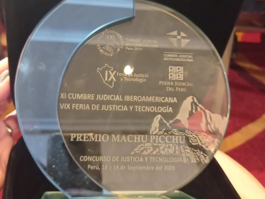 Poder Judicial de Chile obtiene máximo reconocimiento en justicia y tecnología en cumbre iberoamericana