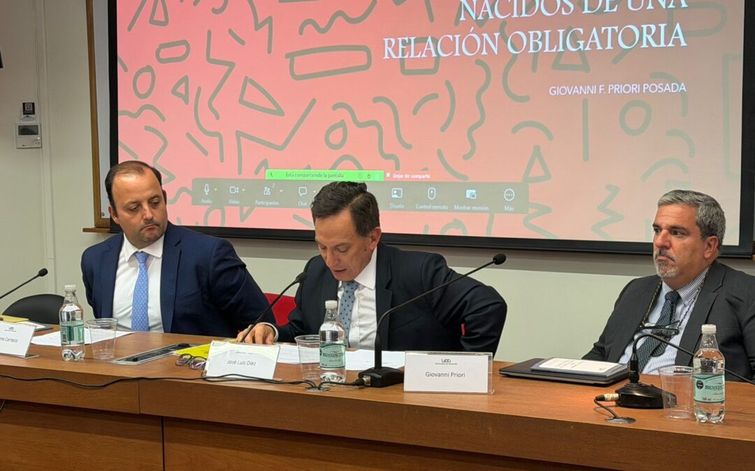 Seminario internacional abordó la Obligación como eje del derecho  civil patrimonial