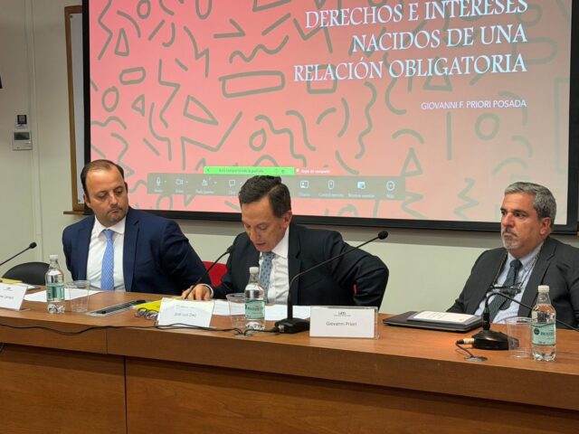 Seminario internacional abordó la Obligación como eje del derecho  civil patrimonial