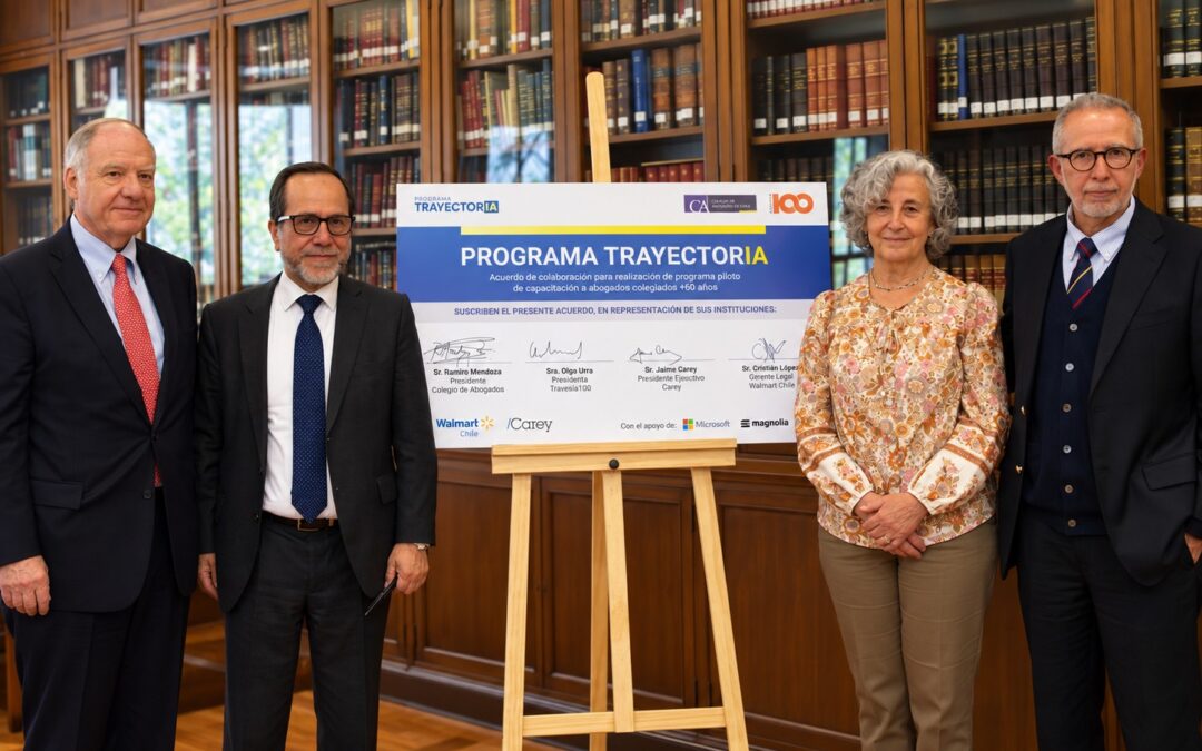 Colegio de Abogados y Travesía100 lanzan “TrayectorIA” para  capacitar a abogados mayores de 60 años en el uso de IA