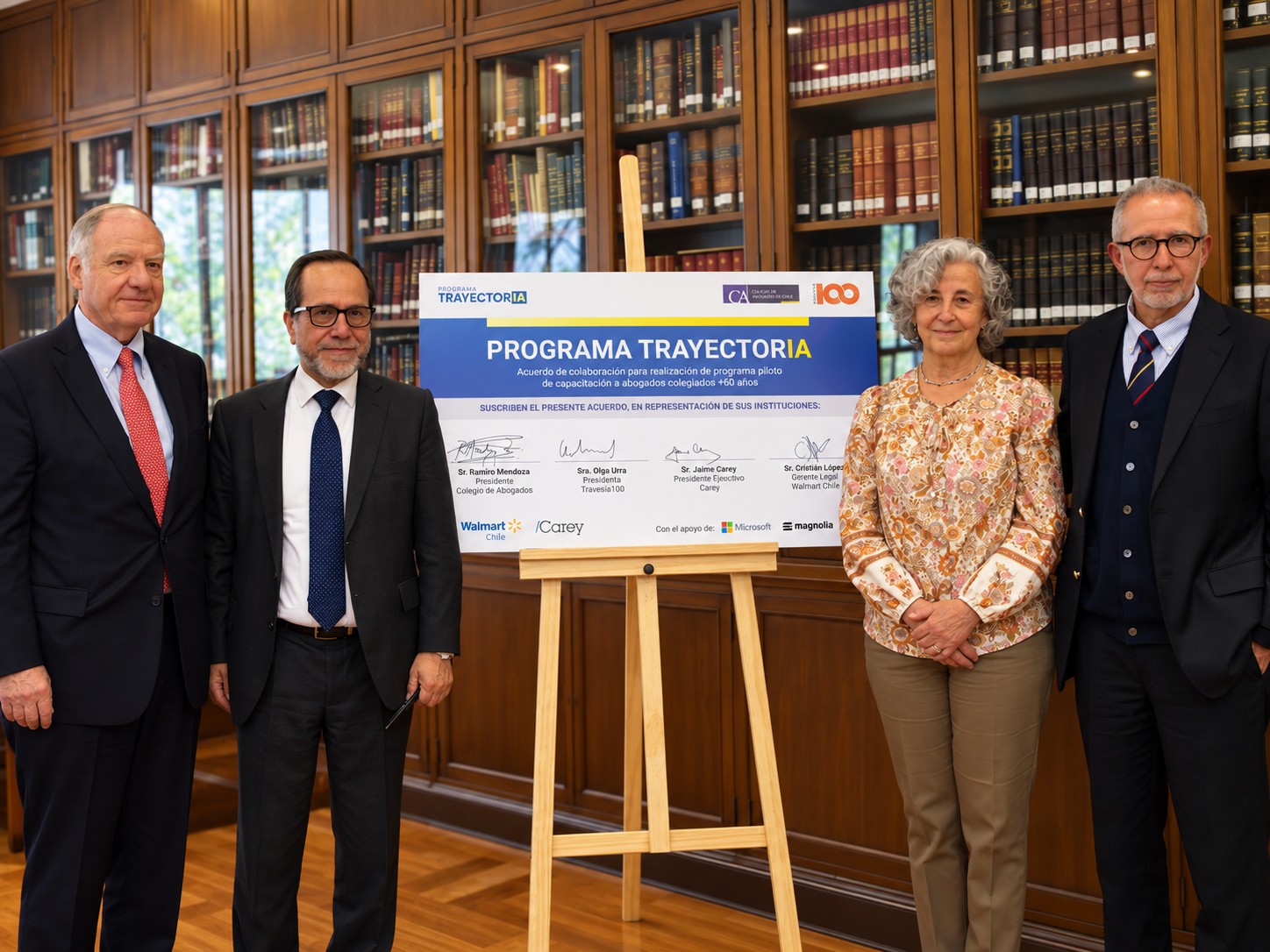 Firma de convenio TrayectorIA